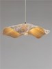 Lampa wisząca ceramiczna owalna boho rystykalna minimalistyczna industrialna Luces Exclusivas